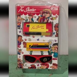 Vintage 90s Kodak 110 Point & Shoot Film Camera "Fun Shooter" Sealed Box!